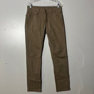 Levis 511 Slim Fit 5 Pocket Khaki Casual Pants Men's Size 30x32